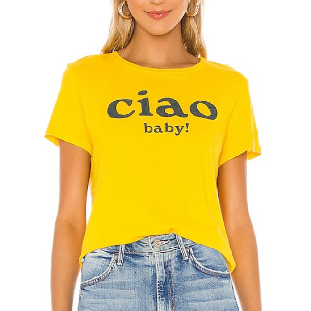MOTHER Little Goodie Goodie Tee - “Ciao, Baby!”